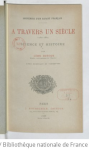 Souvenirs d'un savant français à travers un siècle. 1780-1865 vignette