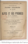 Nouvelle flore coloriée de poche des Alpes et des Pyrénées, Série III vignette