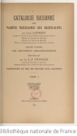 Catalogue raisonné des plantes vasculaires des Basses-Alpes. Tome I, fascicule V vignette