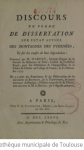 Discours en forme de dissertation sur l'état actuel des montagnes des Pyrénées et sur les causes de leur dégradation vignette