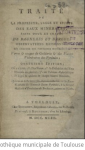 Traité de la propriété, usage et effets des eaux minérales, bains doux et chauds de Bagnères et de Barège vignette