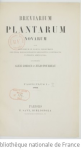 Breviarium plantarum novarum sive specierum in horto plerumque cultura recognitarum descriptio contracta unterius amplianda vignette
