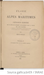 Flore des Alpes maritimes vignette
