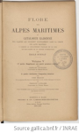 1re partie : supplément aux quatres premiers volumes; 2e partie : Araliacées - Composées (Arnica) vignette