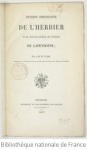 Révision comparative de l'herbier et de l'Histoire abrégée des Pyrénées de Lapeyrouse vignette