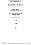 Catalogue des plantes indigènes des Pyrénées et du Bas Languedoc, avec des notes et observations sur les espèces nouvelles ou peu connues vignette