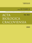 Acta Biologica Cracoviensia. Series Botanica vignette